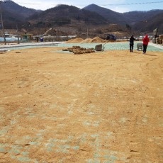 잔디블럭 공원 시공